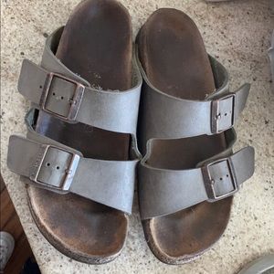 Slightly worn birkenstocks